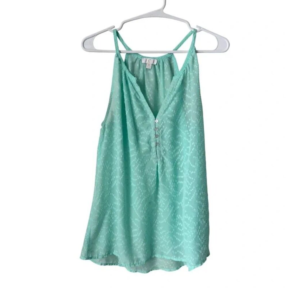 C Cynthia Rowley Mint Green Tank Medium